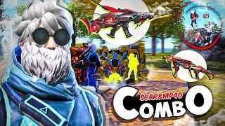 Megalodon Scar & Cobra Mp40 ComboSquad Free Fire Gameplay