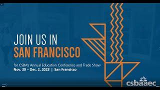 CSBA's 2023 Annual Education Conference and Trade Show