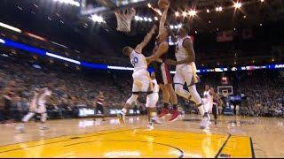 Meyers Leonard Posterizes Warriors | 01.04.17