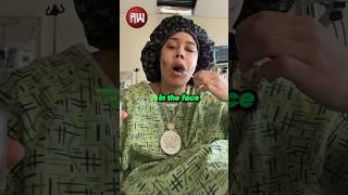 Female rapper MOCKS her opps from the hospital after surviving 