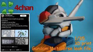 1/35 Gundam Aerial Metaverse leak 3D print