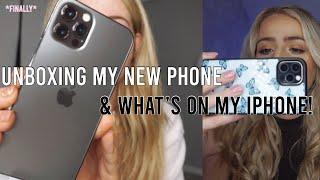 UNBOXING MY IPHONE 12 PRO & WHAT'S ON MY IPHONE!