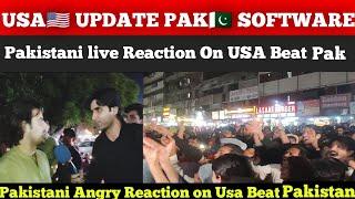 Pakistani live Reaction on Super over When Usa Win Against Pakistan | Pakistani Reactions