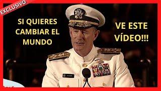  SI QUIERES CAMBIAR EL MUNDO COMIENZA POR ARREGLAR TU CAMA ️【 Adm. Mcraven en Español 】 