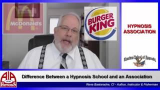 Difference between a Hypnosis School and an Association