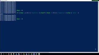 How to use if, elseif, else in Powershell