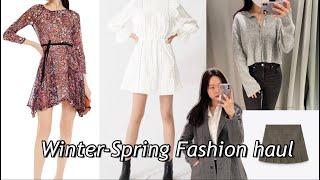 Winter-Spring 패션하울 & #룩북 | #마쥬 원피스, #아이유원피스, #자라봄신상, #버버리 #봄데이트룩#데일리룩 l #maje#zara #fashionhaul