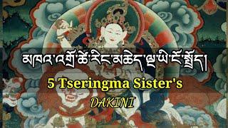 མཁའ་འགྲོ་ཚེ་རིང་མཆེད་ལྔའི་ངོ་སྤྲོད། History of Dakini Tseringma sister's