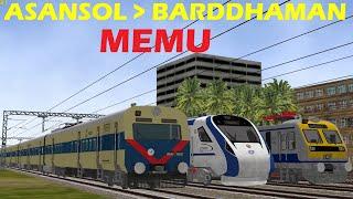 Journey In A MEMU : An Early Morning Ride In 63506 Asansol To Barddhaman MEMU With Traffics