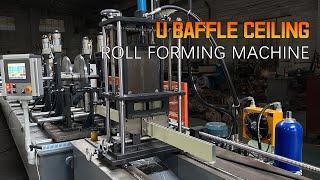 U Baffle Ceiling Roll Forming Machine Manufacturing By KINGREAL MACHINERY | Baffle Ceiling Machine