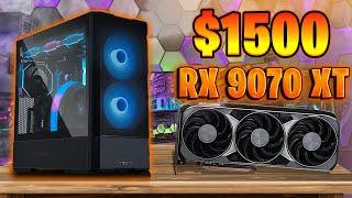 BEST RX 9070 XT Gaming PC Build 2025  | In Stock 4K CPU GPU Combo