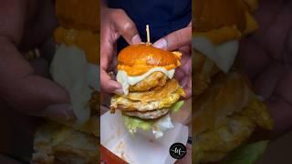 Three Layer Chicken BurgerChicken Burger️Chicken+Half Boil