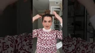 HOLIDAY MESSY BUN TUTORIAL