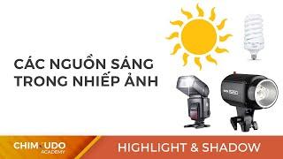 Các nguồn sáng trong nhiếp ảnh