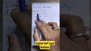 English Steno Outlines | English Steno Legal Outlines|English Legal Outlines By KK legal Stenography