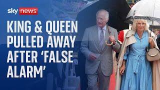 'False alarm' results in King and Queen being briefly pulled away from engagement in Jersey