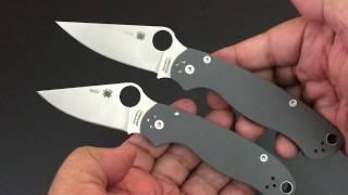 Spyderco Para 3 Maxamet!  New!  The Knife of the Day!
