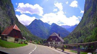 Driving in Julian Alps of Slovenia - 2020