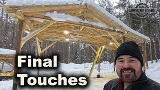 Adding Off-grid Lights to the New Sawmill Shed Build | Sawmill Shed Build Ep. 25