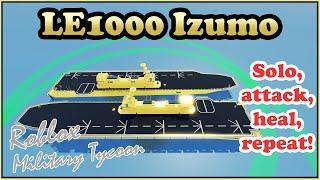 LE1000 Izumo, Mobile Hospital Allows You To Heal & Attack At The Same Time Military Tycoon Roblox