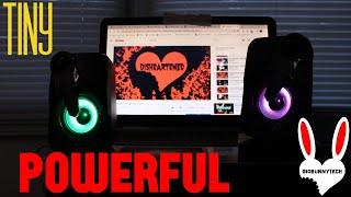 RGB usb speakers | tiny & POWERFUL 