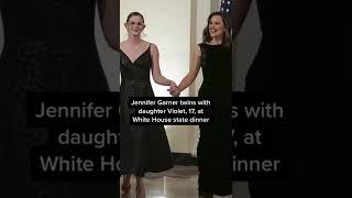 Jennifer Garner twins with daughter Violet, 17, at White House state dinner #shorts | Page Six