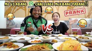 PRANK NANTANG ABANG OJOL MUKBANG MASAKAN PADANG!! SIAPA YANG MENANG?!