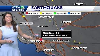 4.4-magnitude quake shakes LA area, USGS says