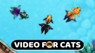 CAT GAMES - Cartoon Goldfish. Fish Video for Cats to Watch | CAT TV | 1 Hour.