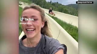 Video of the Day: Badger scares Utah TikToker going down slide