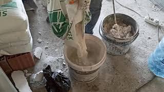 Saten -Sıva-Derz-Alçı nasıl hazırlanır / How to make satin plaster