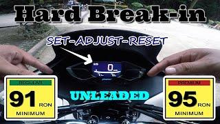 Honda PCX 160 | Panel Gauge | Hard Break-in | Unleaded | Feedback after first Change Oil