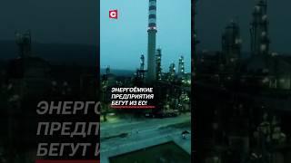 Энергоёмкие предприятия бегут из ЕС! #россия #ес #газ #новости #политика #санкции #цены #работа