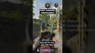 First random tomohawk on BO6  #blackops6 #cod #gaming #blackops
