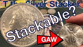 Are MORGAN DOLLARS Good for Stacking?  + T’s 300 Sub Old School Type 1 Mexican Libertad GAW