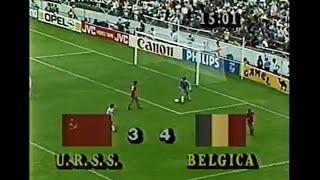 СССР - Бельгия 3:4 Чемпионат Мира 1986 (обзор матча)