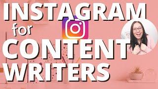 Instagram marketing for 2022 | how to use INSTAGRAM for WRITERS and land content writing jobs