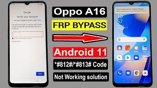 Oppo A16 FRP Bypass Android 11 | Oppo A16 (CPH2269) Google Account Remove Latest Security 2021 |