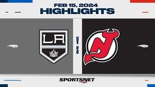 NHL Highlights | Kings vs. Devils - February 15, 2024