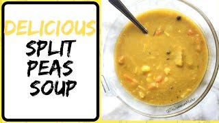 HOW TO MAKE SPLIT PEA SOUP (Vegetarian) | The Jamaican Mother