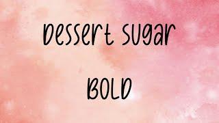 Dessert Sugar Bold Font | Handwritten Font Download