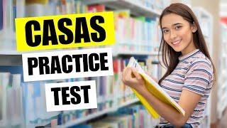 CASAS Practice Test - Reading And Listening Practice Online - Comprehensive Adult Student Assessment