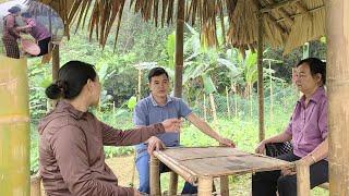The landlady came to demand land money from Vang and his mother.