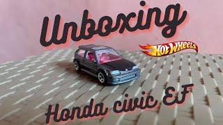 Unboxing Hotwheels Honda civic EF #1