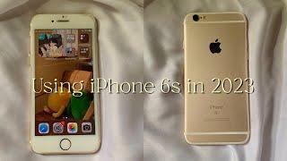 Using iPhone 6s  in 2023 + camera test / Aesthetic #iphone #iphone6s
