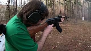 Unreleased Polish Pioneer AKM Sporter Kinetic Range Test (aka Misha Tries On Shorts)