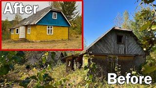 Restoration of a 50-year-old dacha in the mountains. Start to Finish