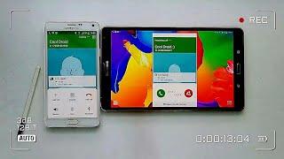 Samsung Galaxy Note 4 vs Samsung Galaxy Tab S  Incoming call / No signal on outgoing call