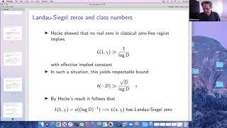 Some remarks on Landau--Siegel zeros - Alexandru Zaharescu