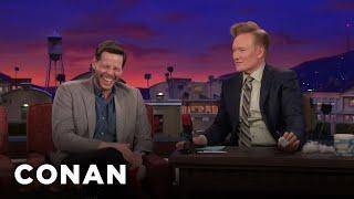 Ike Barinholtz Teaches Conan About Butt-Chugging | CONAN on TBS